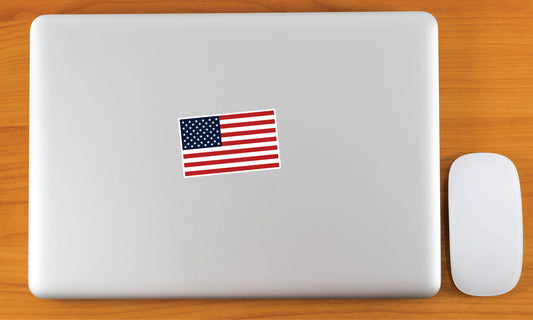 American Flag sticker - 1776 Patriot Shop