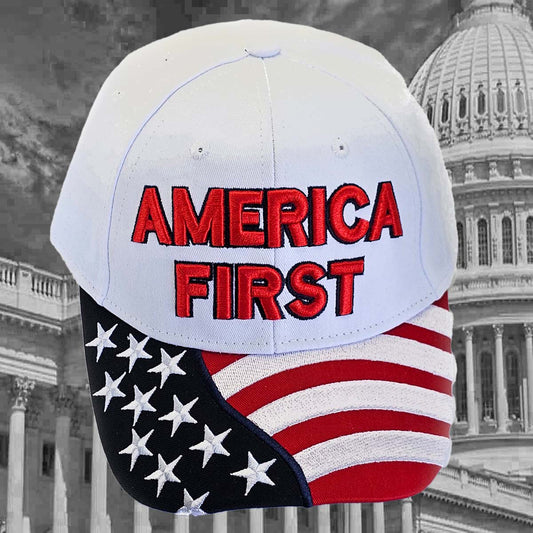 America First Flag Cap - 1776 Patriot Shop