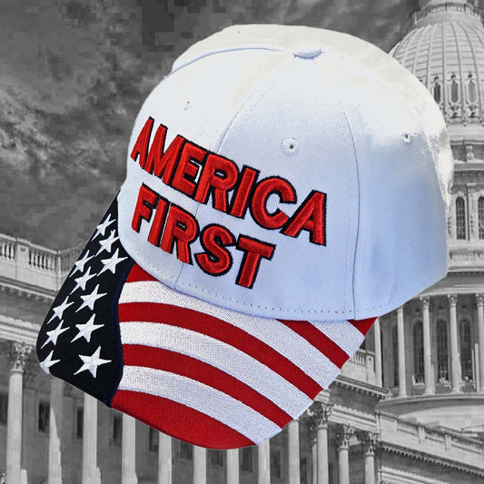 America First Flag Cap - 1776 Patriot Shop