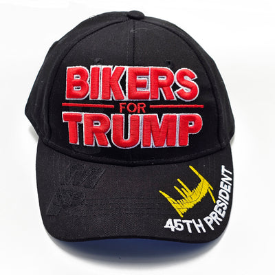 Bikers for Trump Cap black cotton