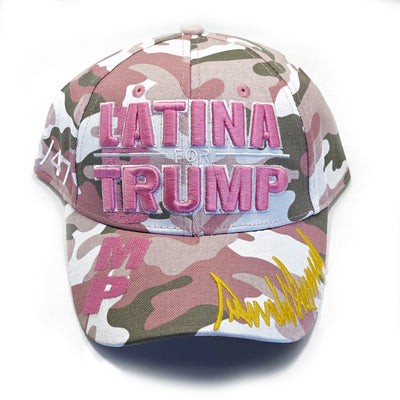 Latina For Trump  45/47 Cap in Pink -