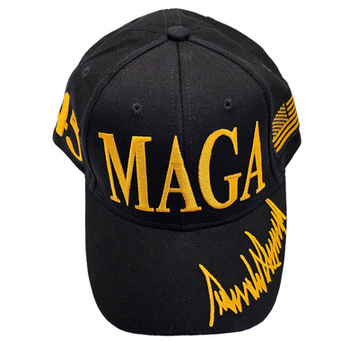 Black Gold MAGA Cap