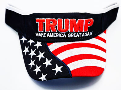 Trump Visor Make America Great Again in Dark Blue