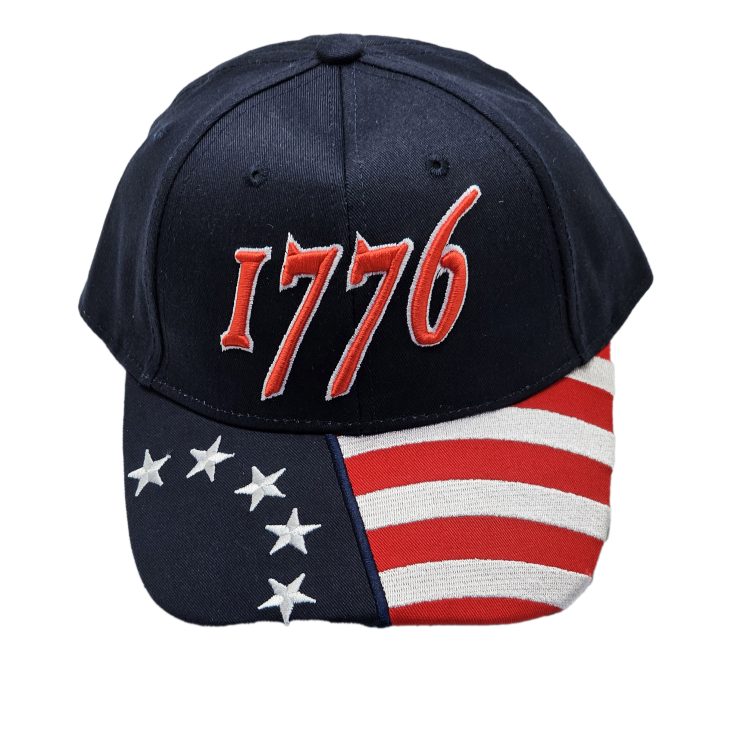 | 1776 | 1791 patriot shops 1776 flag cap in navy blue