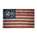 2nd | 1776 | 1791 Patriot Shops | 1776 | 1791 patriot shops second amendment flag with text | american freedom & gun rights banner