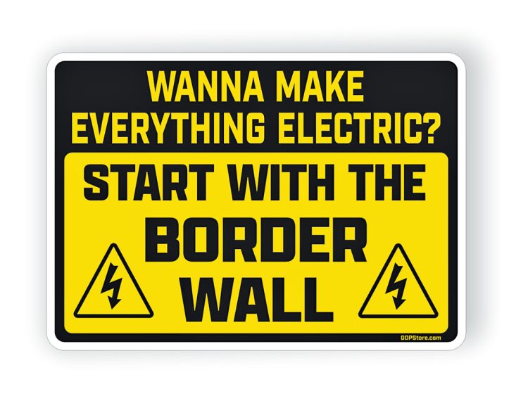 | 1776 | 1791 patriot shops border wall sticker - 2" x 3" vinyl