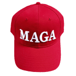 | 1776 | 1791 patriot shops red baseball cap with white 'maga' lettering on the front.